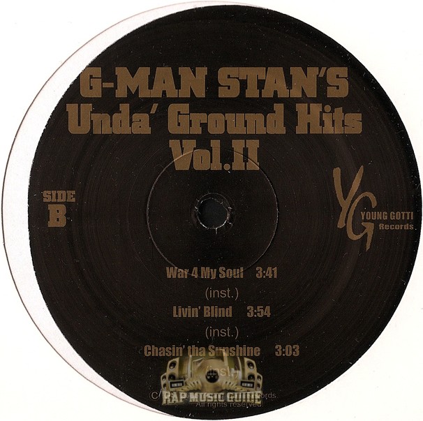 品揃え豊富で | Record Vol.II: Hits Unda-Ground - Stan G-Man Rap Guide Music 洋楽